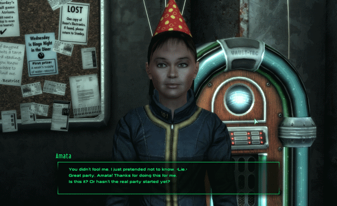 Fallout 3 Amata is not so ugly after all