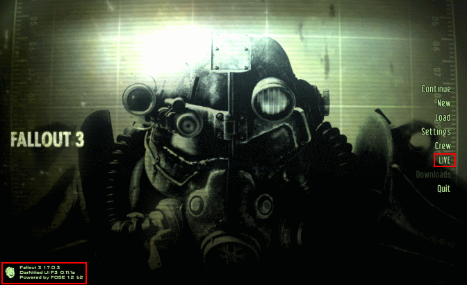 Fallout 3 DUIF3 installed