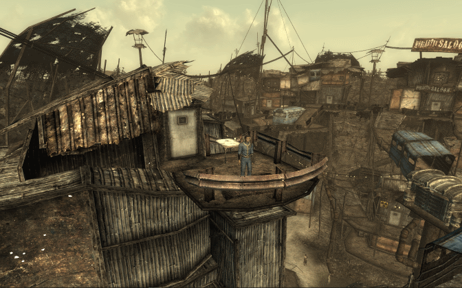 Fallout 3 Megaton new balcony