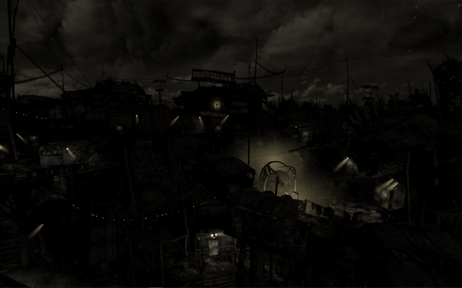 Fallout 3 Megaton street lights