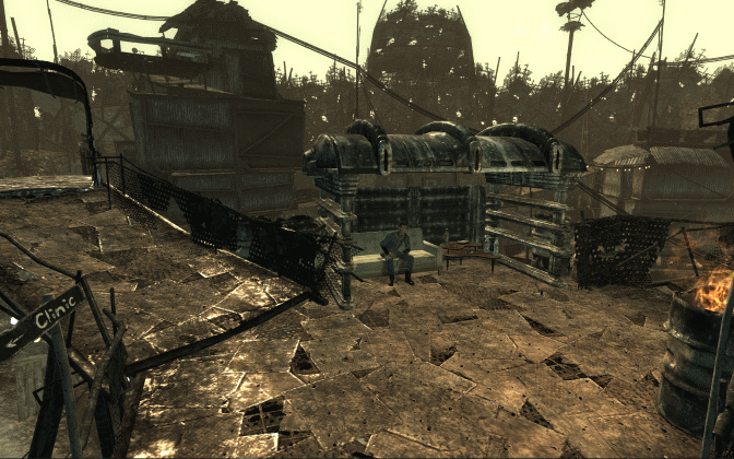 Fallout 3 Megaton walkway