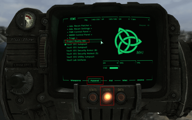 Fallout 3 Project Reality option