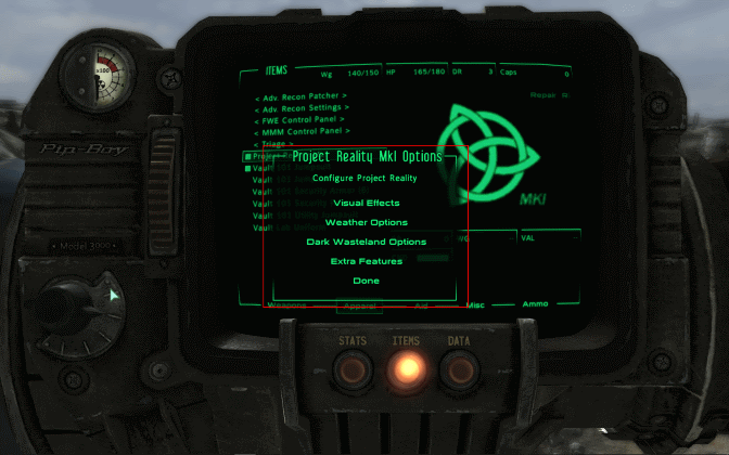 Fallout 3 Project Reality settings