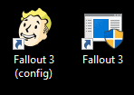 Fallout 3 launch shortcuts