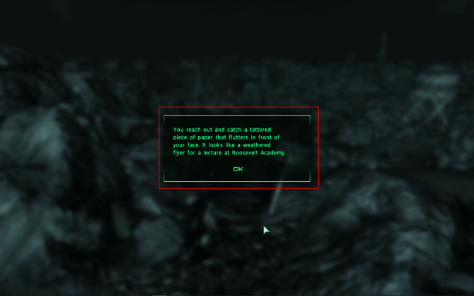 Fallout 3 new quests dialog 2