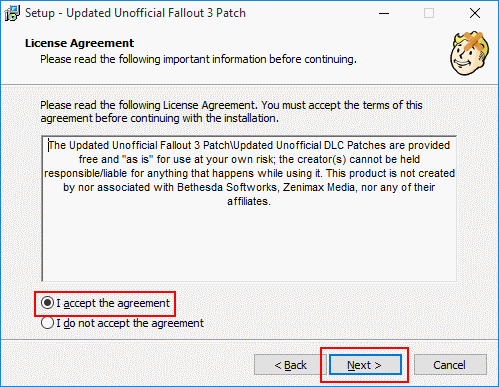 UF3P License agreement